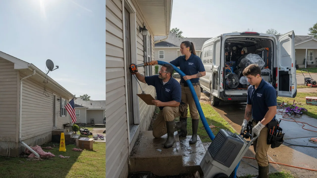 Ceiling Water Damage Restoration in Piedmont, OK near me